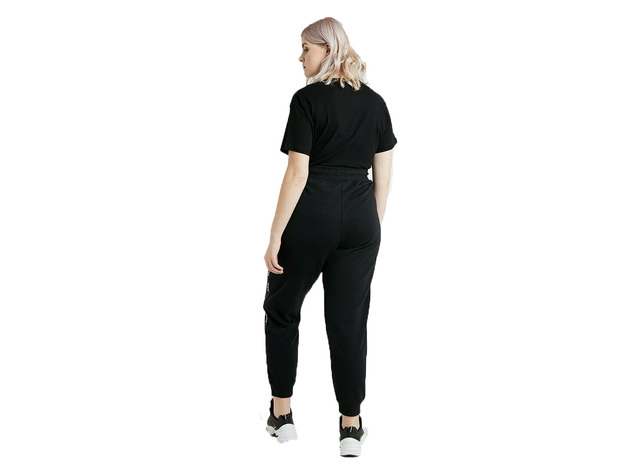 Nike Women's Plus Logo Tape Trackpants Black Size Extra Large