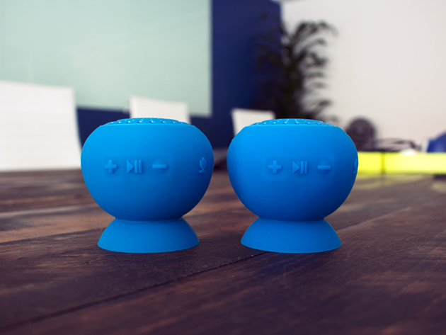 Jive Jumbo Waterproof Bluetooth Speaker 2-Pack (Blue)