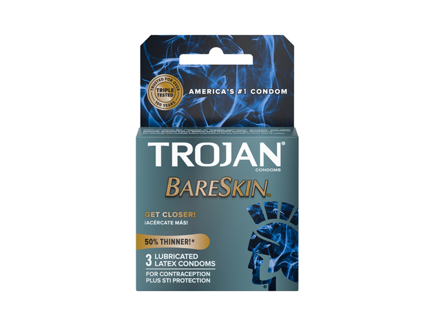 Trojan BareSkin Thinner Condoms (3pk) ---(Package Of 4)
