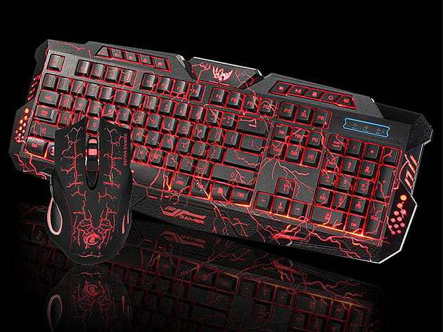Thunder Fire 2.4G Gaming Keyboard & Mouse Set