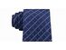Michael Kors Mens Classic Textured Grid Silk Neck Tie Blue 3 1/8" Blue Size Regular