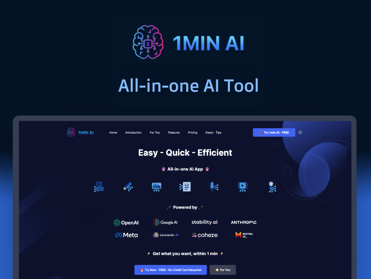 1min.AI: 3-Year Subscription (Advanced Business Plan)
