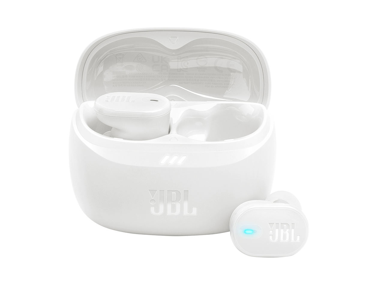 JBL Tune Buds 2 True Wireless Noise Cancelling Earbuds - White (Open Box)