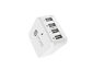 "6.8A/34W 4 Ports USB Wall Chargers- White