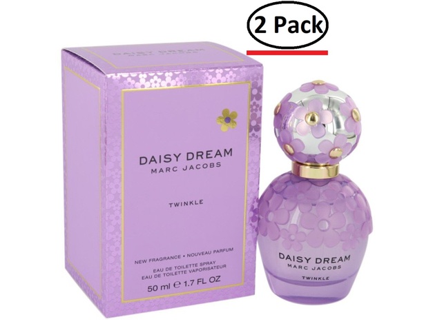 Daisy Dream Twinkle by Marc Jacobs Eau De Toilette Spray 1.7 oz for Women (Package of 2)