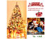 4.5 Foot Snow Flocked Artificial Christmas Tree w/400 Tips and Foldable Base