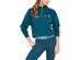 Nike Women's Sportswear Shine Metallic-Graphic Half-Zip Top Blue Size Medium