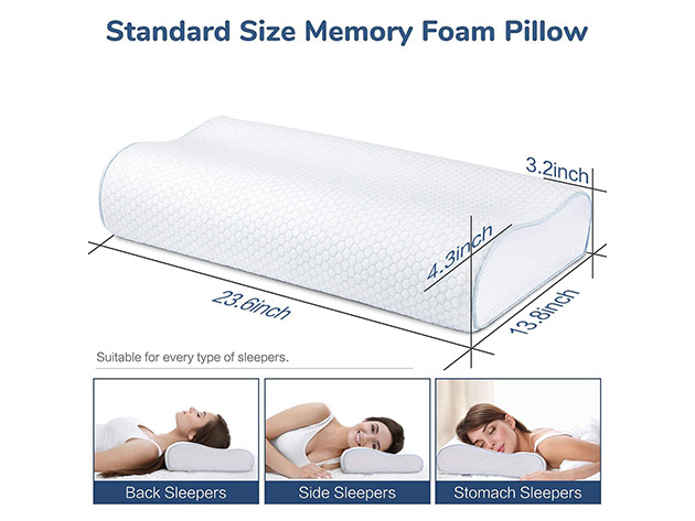 Dr. Pillow Memory Foam Comfort Shape Pillow