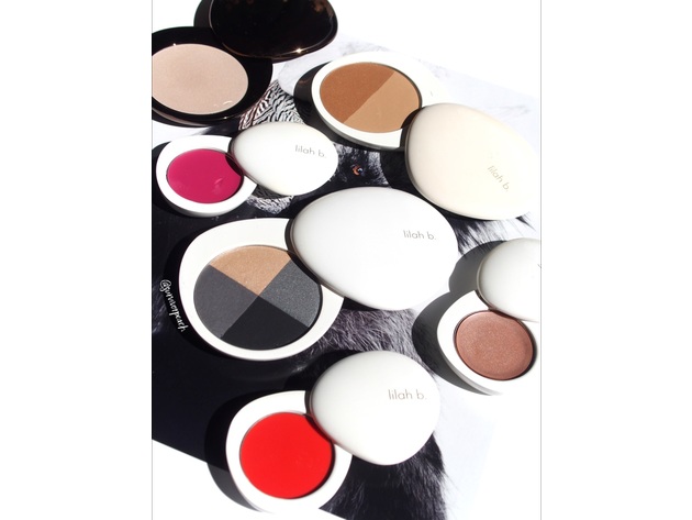 Lilah b. Natural Palette Perfection Eye Quad, Non-Toxic, Vegan Makeup - B. Alluring 0.32 Oz (9g)