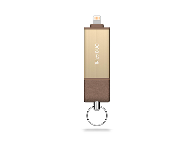 iKlips DUO Flash Storage Solution 64GB (Gold)