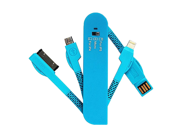 Saber Universal USB Cable Charger (Blue)