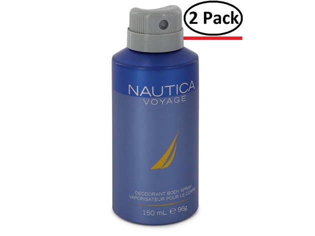 Nautica Voyage by Nautica Deodorant Spray 5 oz for Men (Package of 2) |  StackSocial