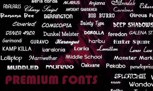 best premium fonts