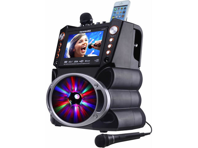 Karaoke USA GF846 DVD/CDG/MP3G Karaoke Machine with 7 inch Screen