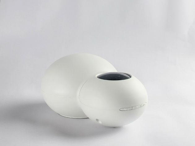ZAQ Sky Aroma Essential Oil Kids Diffuser LiteMist Ultrasonic Aromatherapy Humidifier - 120 ML Warm Light (White)