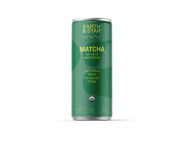 Matcha Ceremonial Green Tea & Oat Milk with Adaptogens 24-Pack by Earth & Star