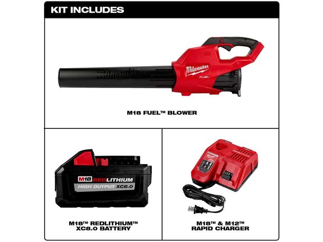 Milwaukee Electric Tools 2724-21HD M18 Fuel Blower Kit Battery Powered - 120 Mph (Refurbished)