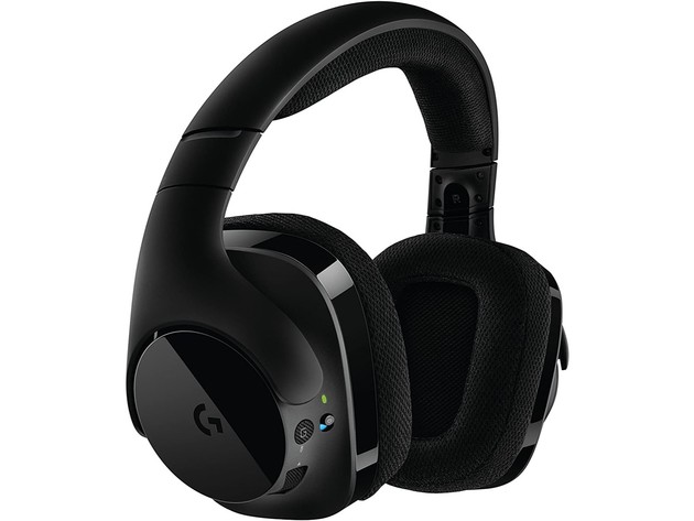 Logitech G533 Wireless Over-the-Ear Headphones - Black