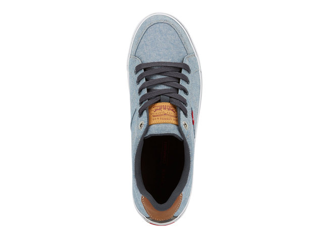 Levi's Mens Turner Chm Casual Fashion Sneaker Shoe - 12 M Blue/Tan