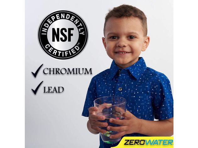 Zero ZR-017 Water Premium 5 Stage Exchange Replacement BPA free Water Filter, 2 Pack