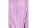 Ultra Flirt Men's Juniors' Striped Balloon-Sleeve Sweater Purple Size Large