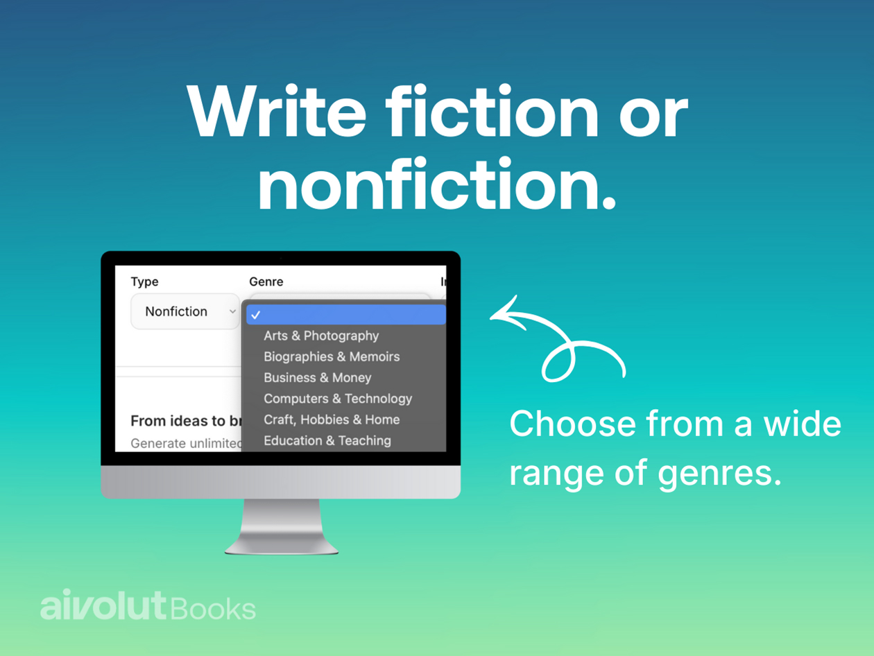Aivolut AI Book Creator: Lifetime Subscription (Pro Plan)