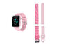 Advanced Smartwatch With Three Bands And Wellness + Activity Tracker - Pink