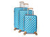 Luan Diamond 3-Piece Luggage Set (Light Blue)