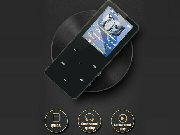 MP3 Player with Bluetooth (16GB) + 64GB TF Card  