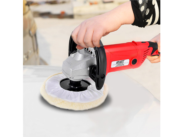 7'' Car Polisher 6 Variable Speed Buffer Waxer Sander Detail Boat w/Accessories