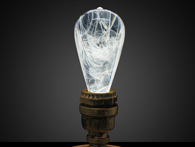 EP Light Snow Lamp & Vintage Round Base