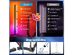 LED Corner Floor Lamp for Living Room, Adjustable RGB Color Changing Lamp with Remote and App Control