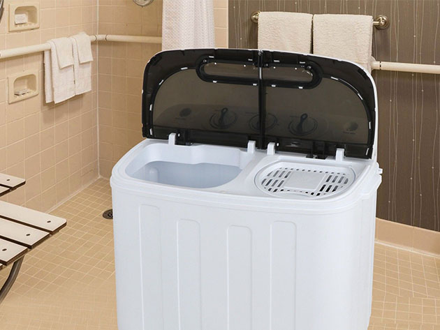 ZENY™ Twin Tub Washing Machine with Wash & Spin Cycle