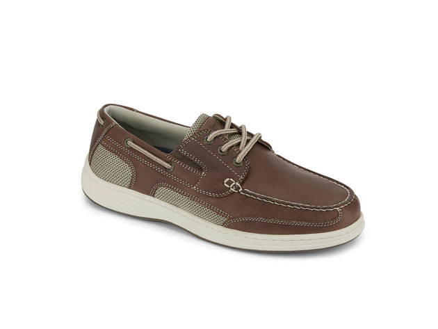 dockers mens beacon leather casual classic boat shoe with neverwet