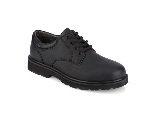 Dockers Mens Shelter Leather Rugged Casual Oxford Shoe - Wide Widths Available - 9.5 W Black