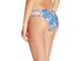 MINKPINK Women's Aquabomb Mid Rise Bikini Bottom Blue Floral - Large