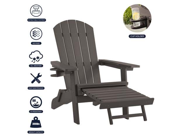 Cal Adirondack Chair Chocolate