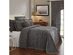 Better Trends Double Wedding Ring Cotton Chenille Bedspread, Queen (110 Inch x 102 Inch), Grey