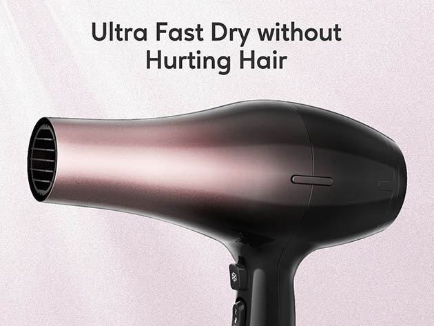 KIPOZI Pro Hair Dryer with Concentrator + Diffuser