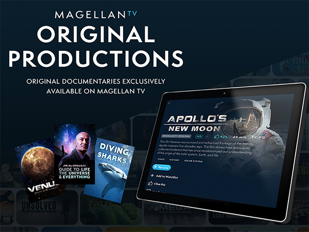 MagellanTV Documentary Streaming Service: Lifetime Subscription