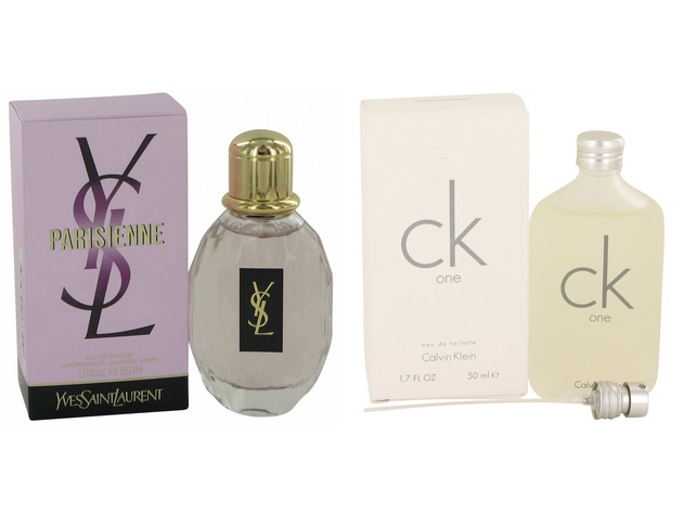 Gift set  Parisienne by Yves Saint Laurent Eau De Parfum Spray 1.7 oz And  CK ONE EDT Pour/Spray (Unisex) 1.7 oz