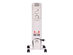 Costway 1500W Electric Oil Filled Radiator Space Heater 5-Fin Thermostat Room Radiant White