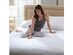 Serta Microplush Electric Heated Warming Mattress Pad - White