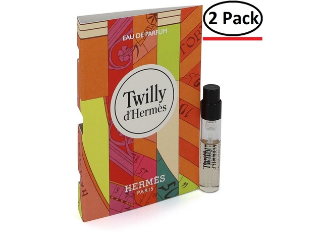 Twilly D'hermes by Hermes Vial (sample) .06 oz for Women (Package of 2)