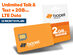 Boost Mobile Prepaid: Unlimited Talk & Text + 2GB LTE Data (12-Month Subscription)