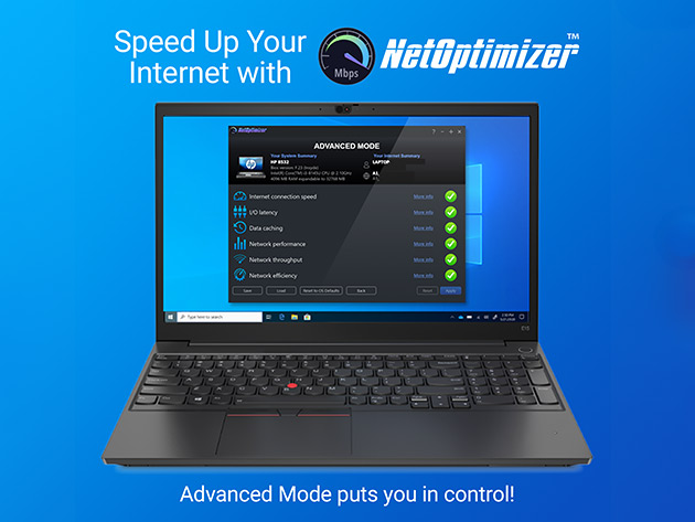 NetOptimizer™ Internet Speed Booster (3 Computers)