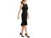 Kasper Scalloped-Hem Women's Sleeveless Dress Black Size 12