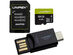 Unirex MTC128M 128GB MicroSD with USB Reader & SD Adapter