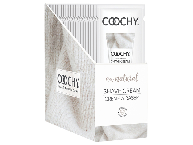 Coochy Shave Cream Au Natural (24)Foil