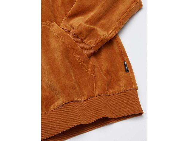 Sean John Men's Regular-Fit Velour Hoodie Brown Size 2 Extra Large